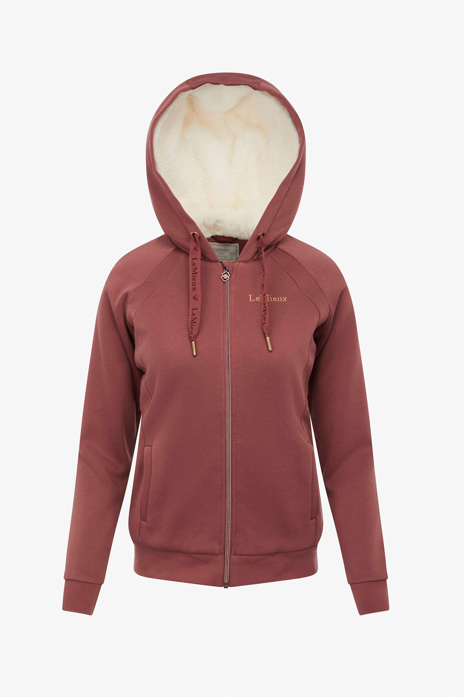 Hoodie mit teddyfutter damen
